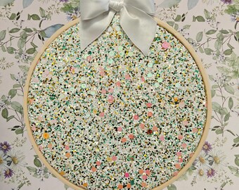 Enamel Pins Hoops - Spring Time Glitter