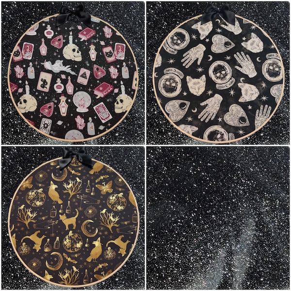 Halloween Pin Hoops - Witchy Vibes