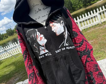 MY CHEMICAL ROMANCE Upcycled Vintage Kantha Poncho Hoodie! Free size