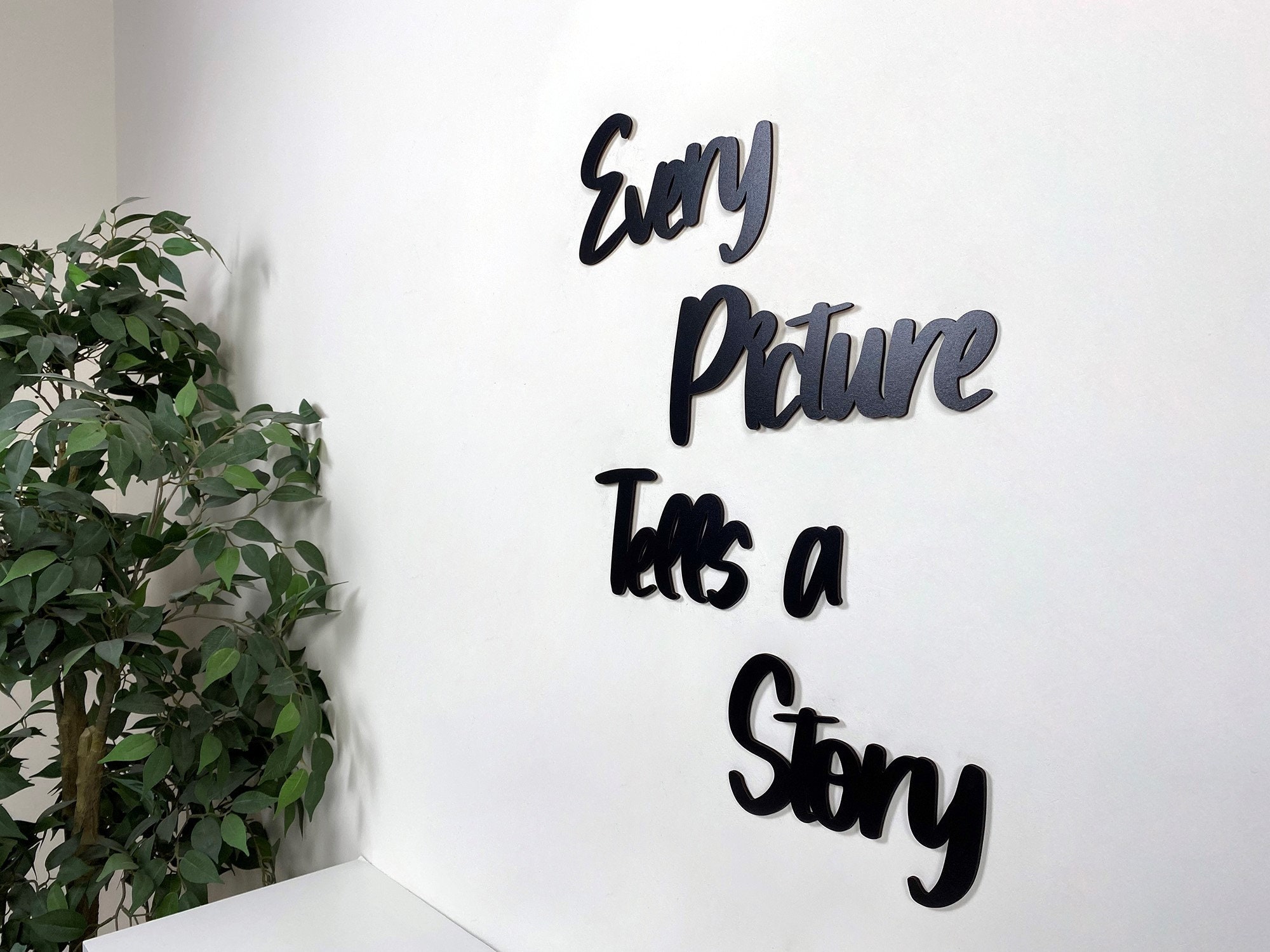 Every Picture Tells a Story Wooden Sign Wood Wall Art Living Etsy