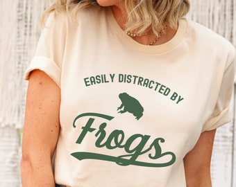 Funny Frog Woman Shirt, Frog Lover Shirt, Cottagecore Frog Froggy Shirt, Cute Frog Toad Shirt, Birthday Gift For Her