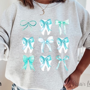 Coquette Dental Sweatshirt Girly, Dental Hygiene Shirt, Dental Assistant Shirt, Orthodontic Shirt, Dental Hygiene Gift