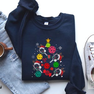 Christmas Pickleball Pickle Ball Sweatshirt, Pickleball Shirts, Pickleball Grandpa, Pickleball Gifts for Women, Pickleball Player Shirt