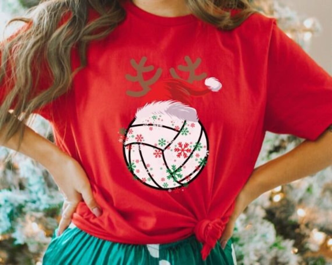 Volleyball Christmas Shirt, Game Day Shirt, Volleyball Player Gift