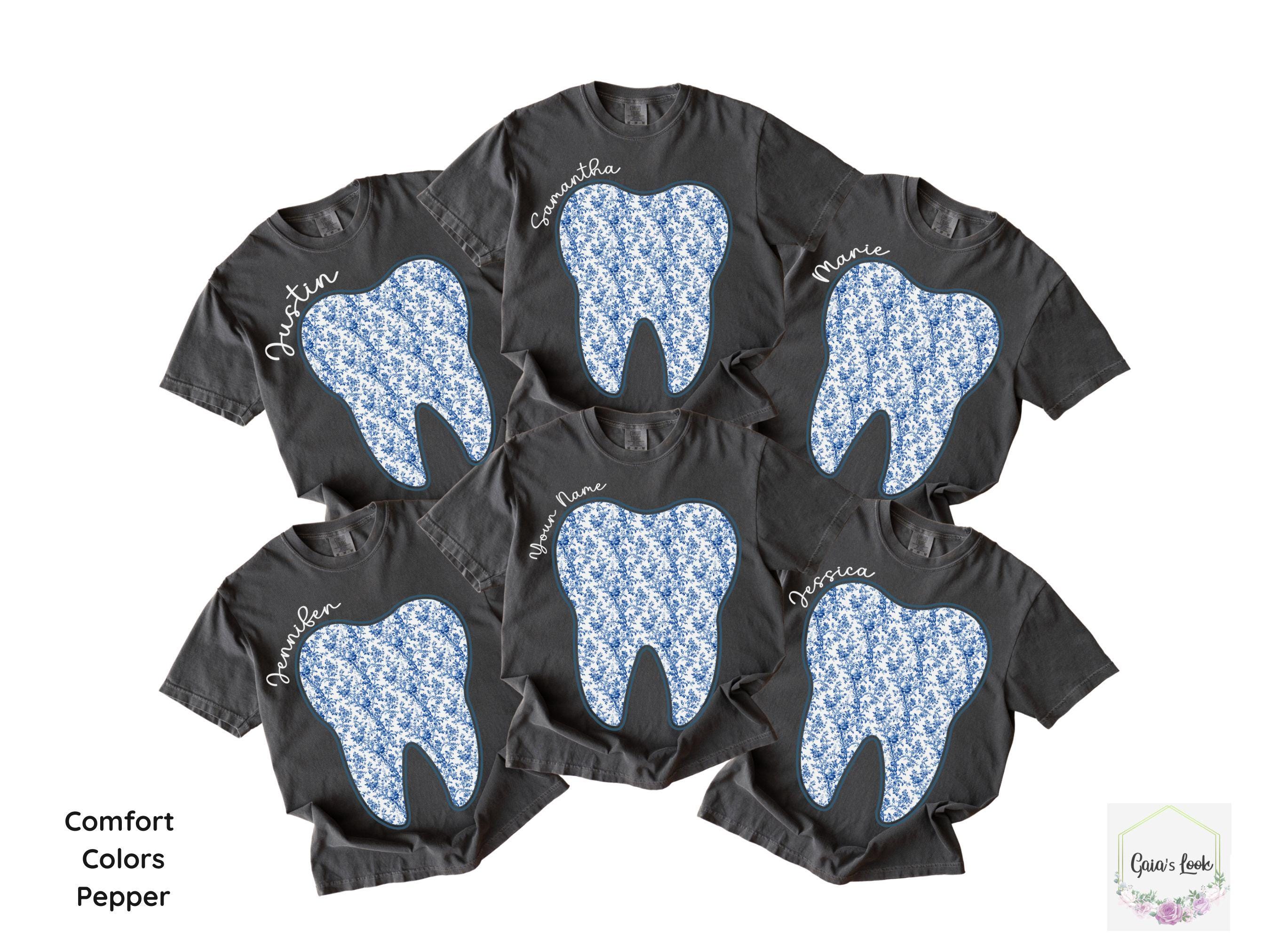 Custom Comfort RDH Colors Dental Shirt, Dental Assistant Shirt, Dental ...