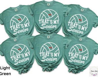 Volleyball Senior Mom Dad Shirt, Senior Night Volleyball Tshirt, Personalized Senior Parent Volleyball Shirt, Volleyball Team Shirts