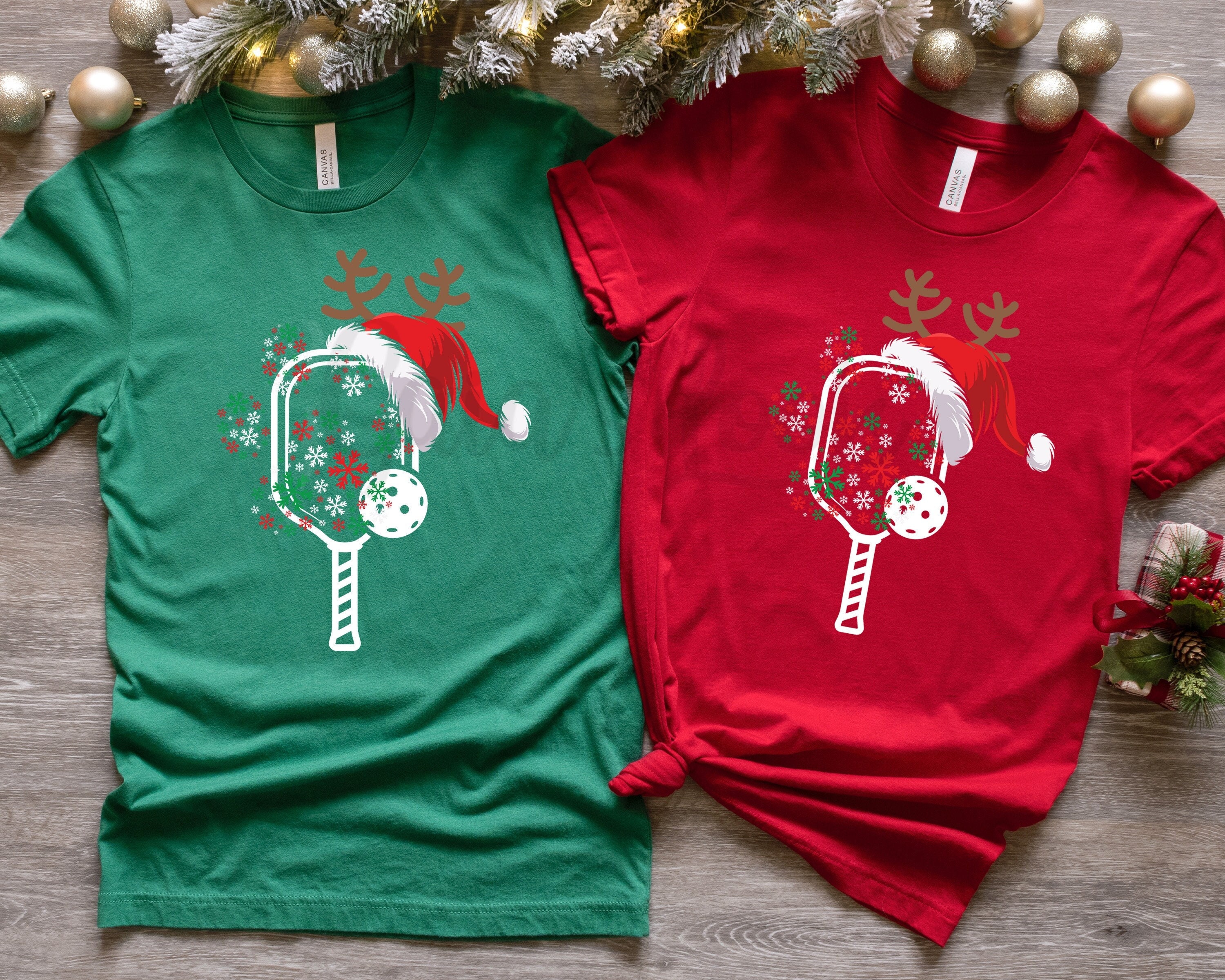 Pickleball Christmas Shirt, Pickleball Shirts Christmas, Pickleball ...