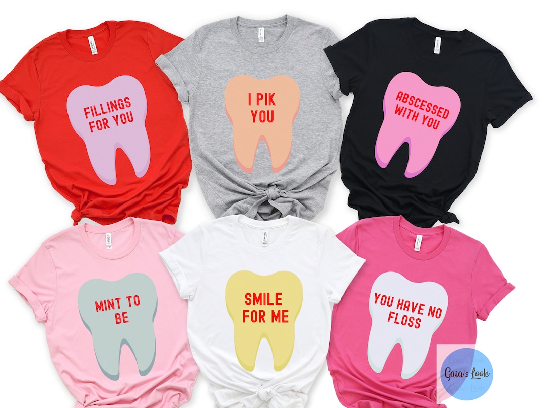 Dental Valentine Shirt, Teeth, Dentist Valentines Day Shirt, Dental