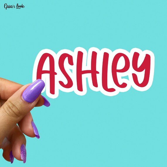 Custom Name Sticker Personalized Labels Decal For Laptops Etsy