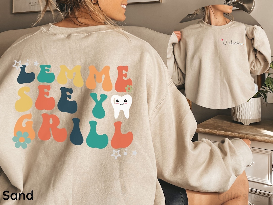 Personalized Dental Sweatshirts, Personalized Dentist Sweater, Dental