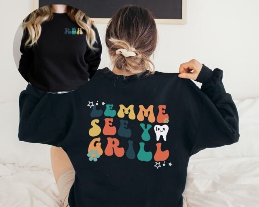 Custom Dental Hygiene Sweatshirt, RDH, Dental Hygienist Gift, Dental