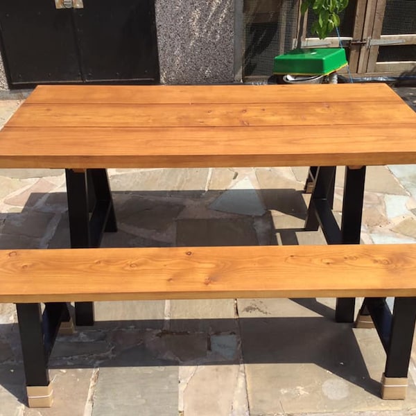 Rustic Garden Furniture Etsy UK