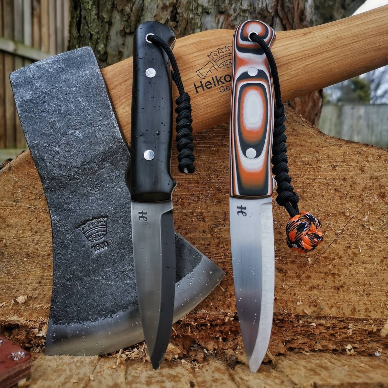 Bushcraft Knife 'Woodlore' Style in 80CrV2 Etsy