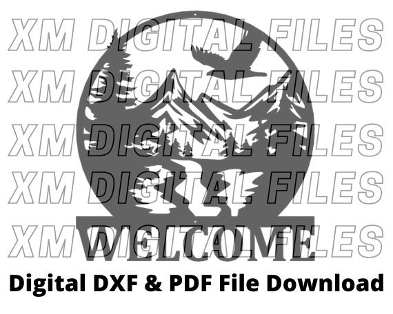 Instant Download Dxf File Scaled DXF File Downloadable File Dxf Digital ...