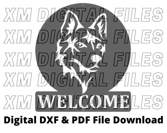 Instant Download Dxf File Scaled DXF File Downloadable File Dxf Digital ...