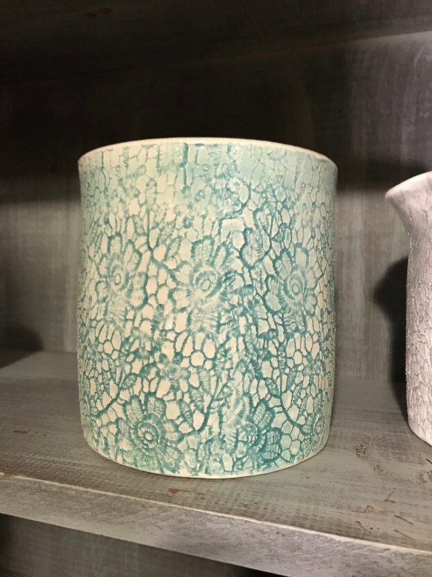 Teal Utensil Holder Etsy