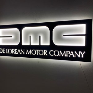 Custom Design Metal Led Firm Sign (Steel), Custom Led Sign, Garage Led Sign,  Led Lighted Metal Sign, Custom Neon Wall Sign, Outdoor Decor