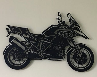 BMW Motorcycle Metal Wall Art, BMW Motorcycle Gifts, Motorroad Decor,  Cafe Racer Wall Art, Mancave&Garage Decor, Valentine's Day Gift