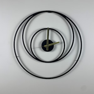Horloge Murale, Wanduhr,  Minimalist Wall Clock, Silent Metal Wall Clock, Modern Wall Clock, Oversize  Wall clock, Housewarming gift