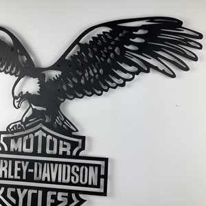 harley davidson eagle wall plaque