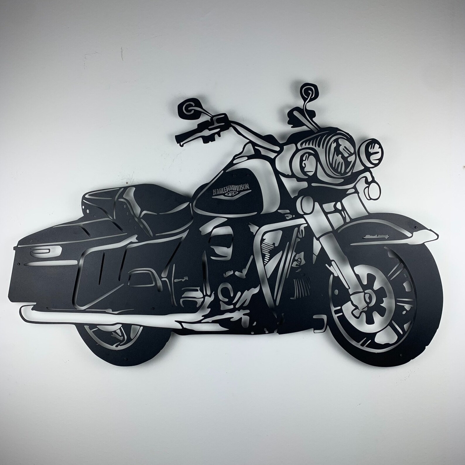 Harley Davidson Metal Wall Art Harley Davidson Gifts Etsy
