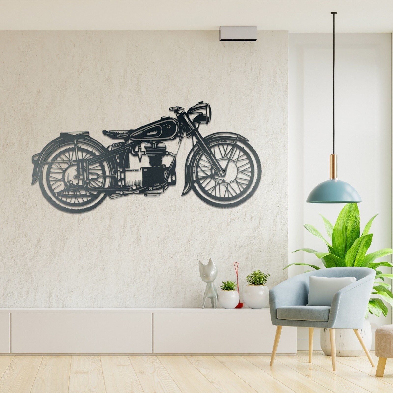MOTORCYCLE METAL ART Harley Davidson Motorcycle Wall Art Etsy