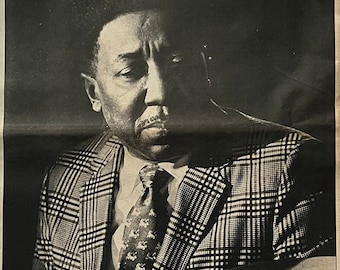 Muddy Waters. Rare, original, authentic, vintage poster from 1971