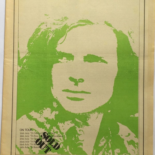 Van Morrison, Hard Nose the Highway. Rare, original, authentic, vintage poster from 1973