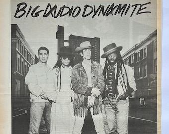 Vintage 80's Big Audio Dynamite Public Image Limited PIL Tour T