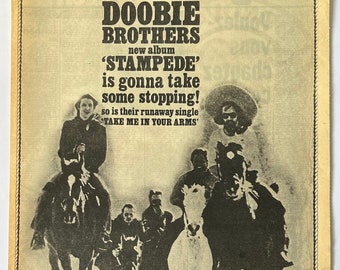 The Doobie Brothers, Stampede. Rare, Original, Authentic, Vintage