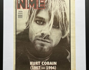 Vintage Nirvana Kurt D. Cobain 1967 - 1994 Memorial Funky