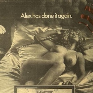 La sensacional banda de Alex Harvey, The Penthouse Tapes. Póster vintage raro, original y auténtico de 1976