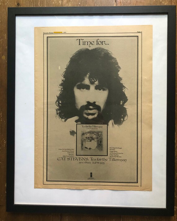 Cat Stevens Tea for the Tillerman. Rare Original Authentic Etsy