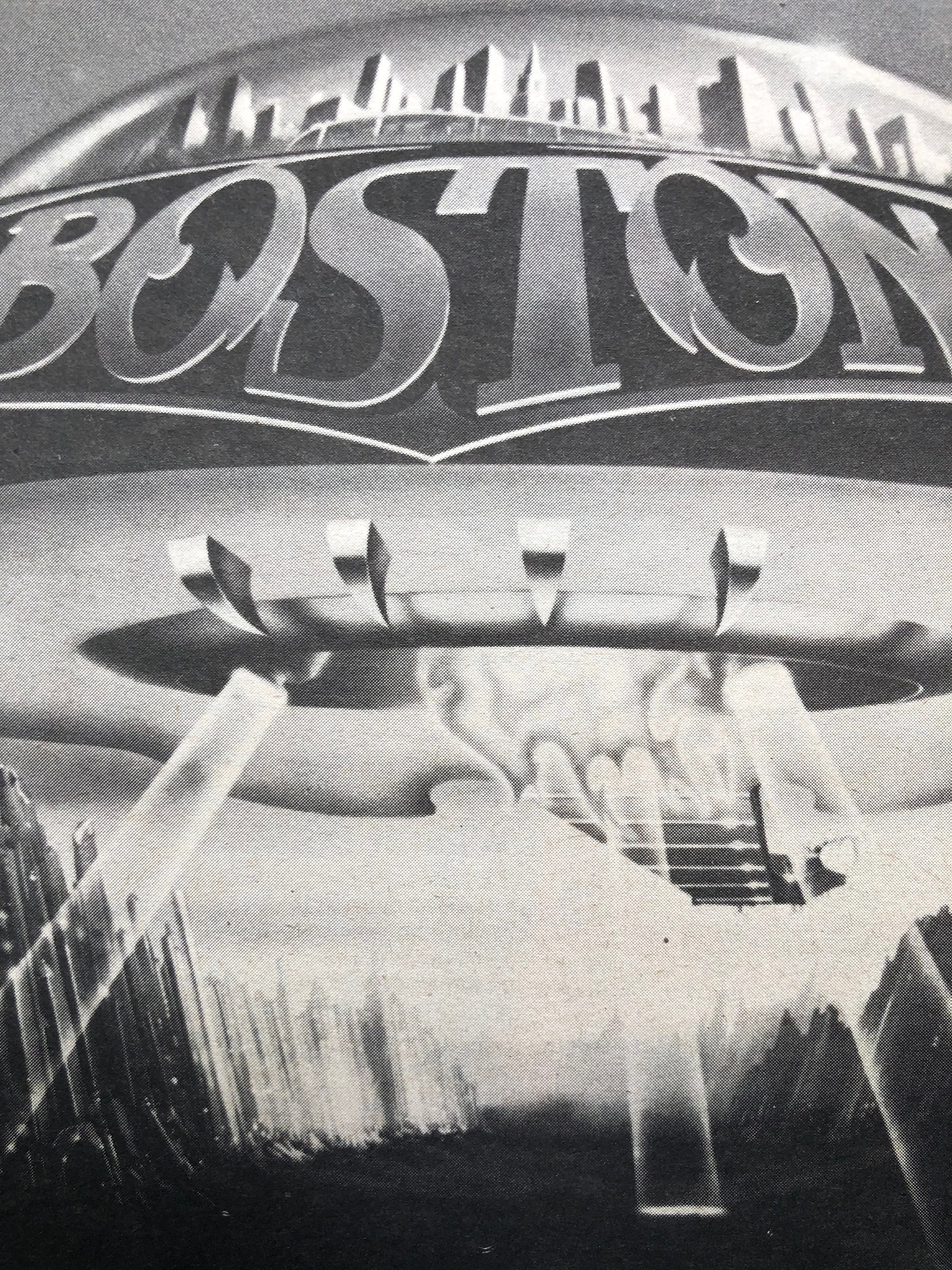 ボストン、ドント・ルック・バック。1978 年の希少でオリジナル、本物