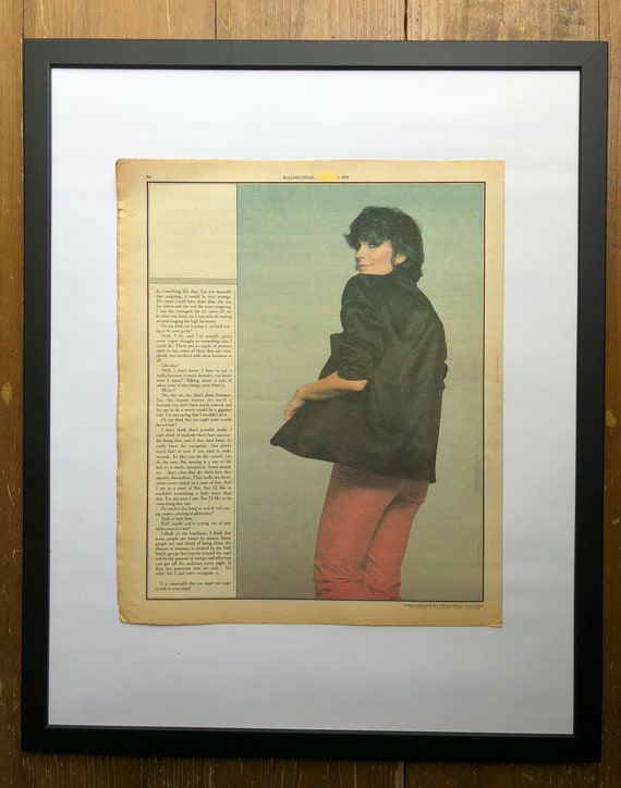 リンダ・ロンシュタット。1978 年の希少でオリジナル、本物の