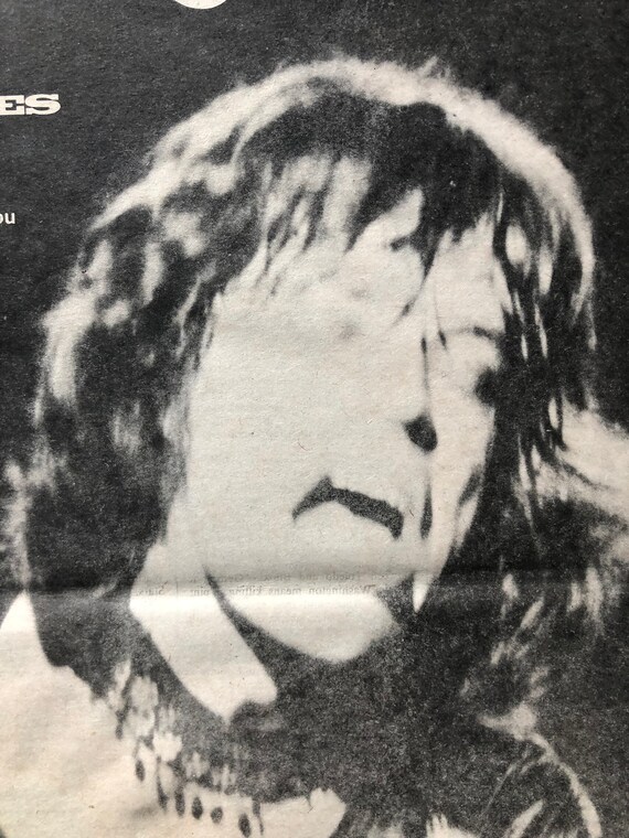 70年代　ローリングストーンズ　額入りポスター ローリング・ストーンズ/San Francisco 1972/ライブポスター額付