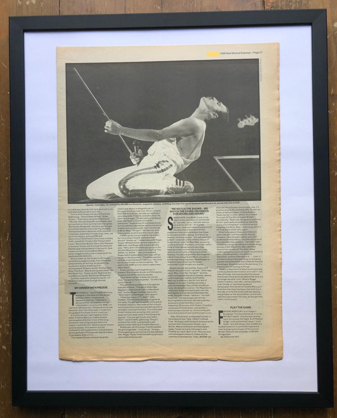 Freddie Mercury Queen Interview Rare Original Authentic Vintage Freddie Mercury Queen Interview Rare Original Authentic Vintage