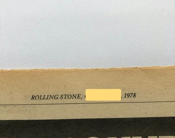 ボストン、ドント・ルック・バック。1978 年の希少でオリジナル、本物