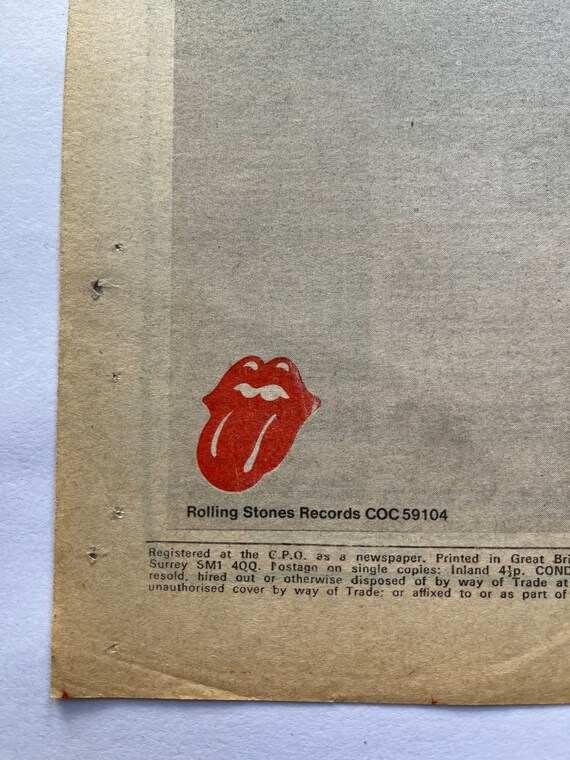 The Rolling Stones, Made in the Shade. Rare Original