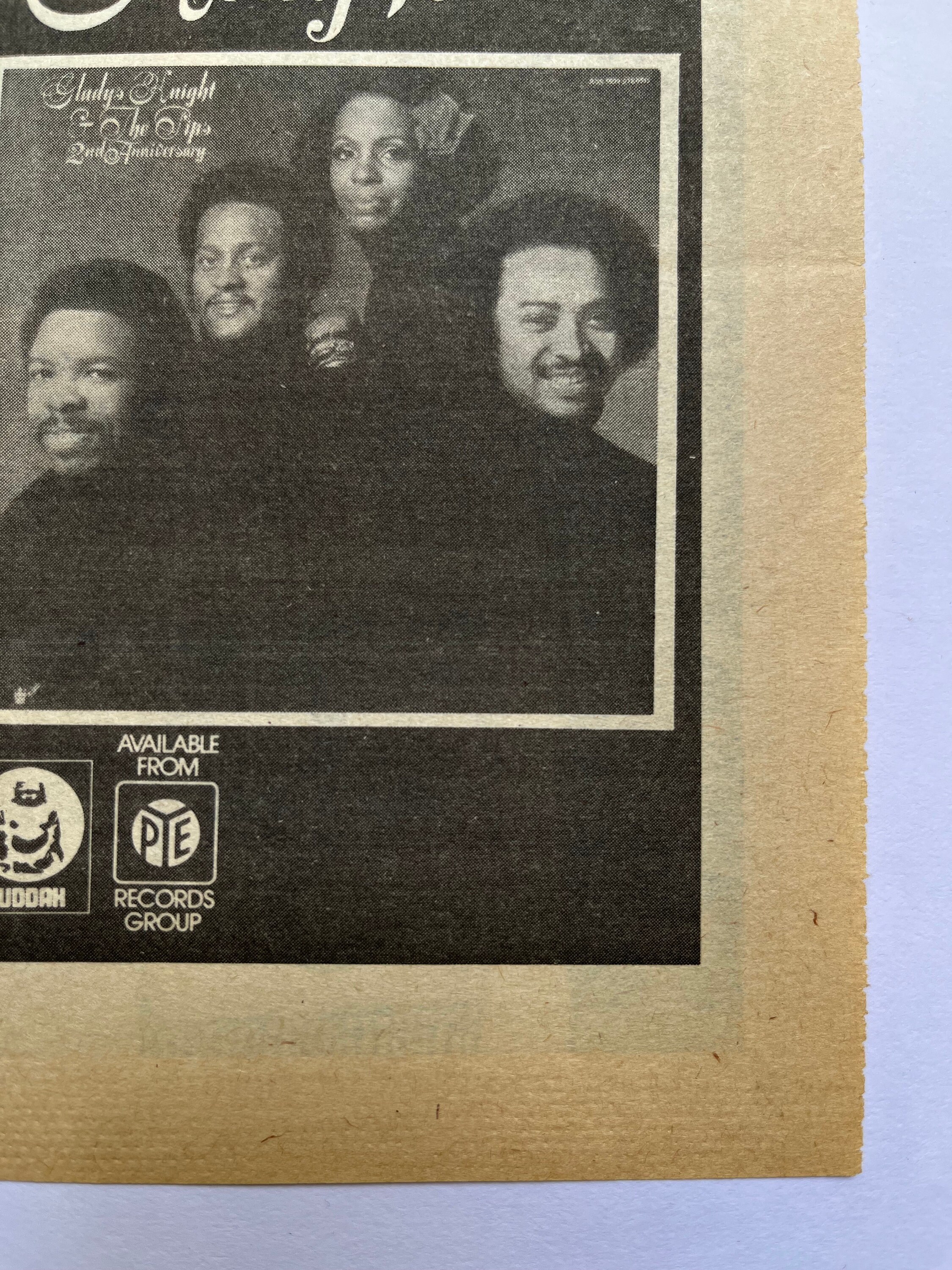Gladys Knight & the Pips, 2nd Anniversary. Rare, Original, Authentic ...