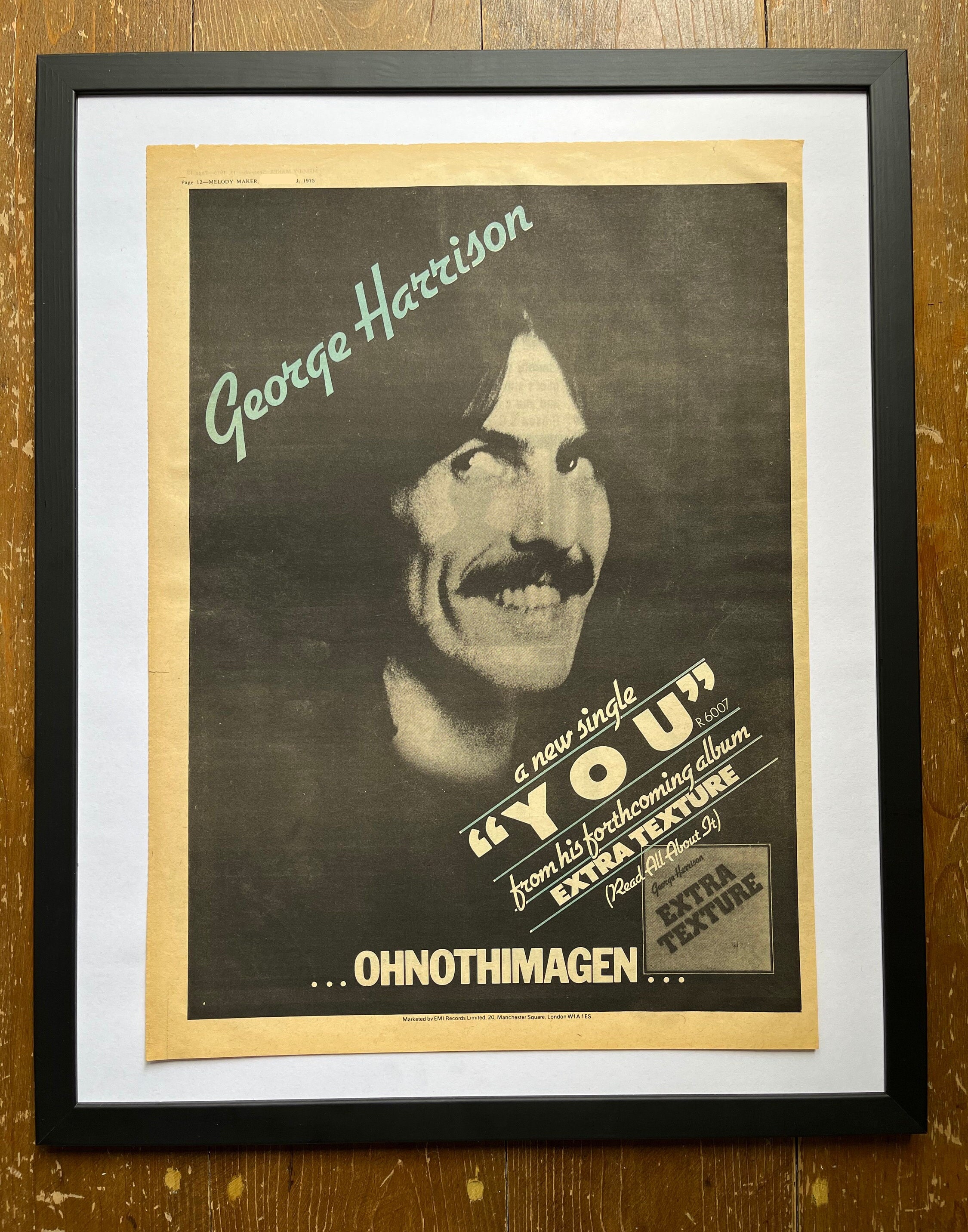 George Harrison Poster - Etsy