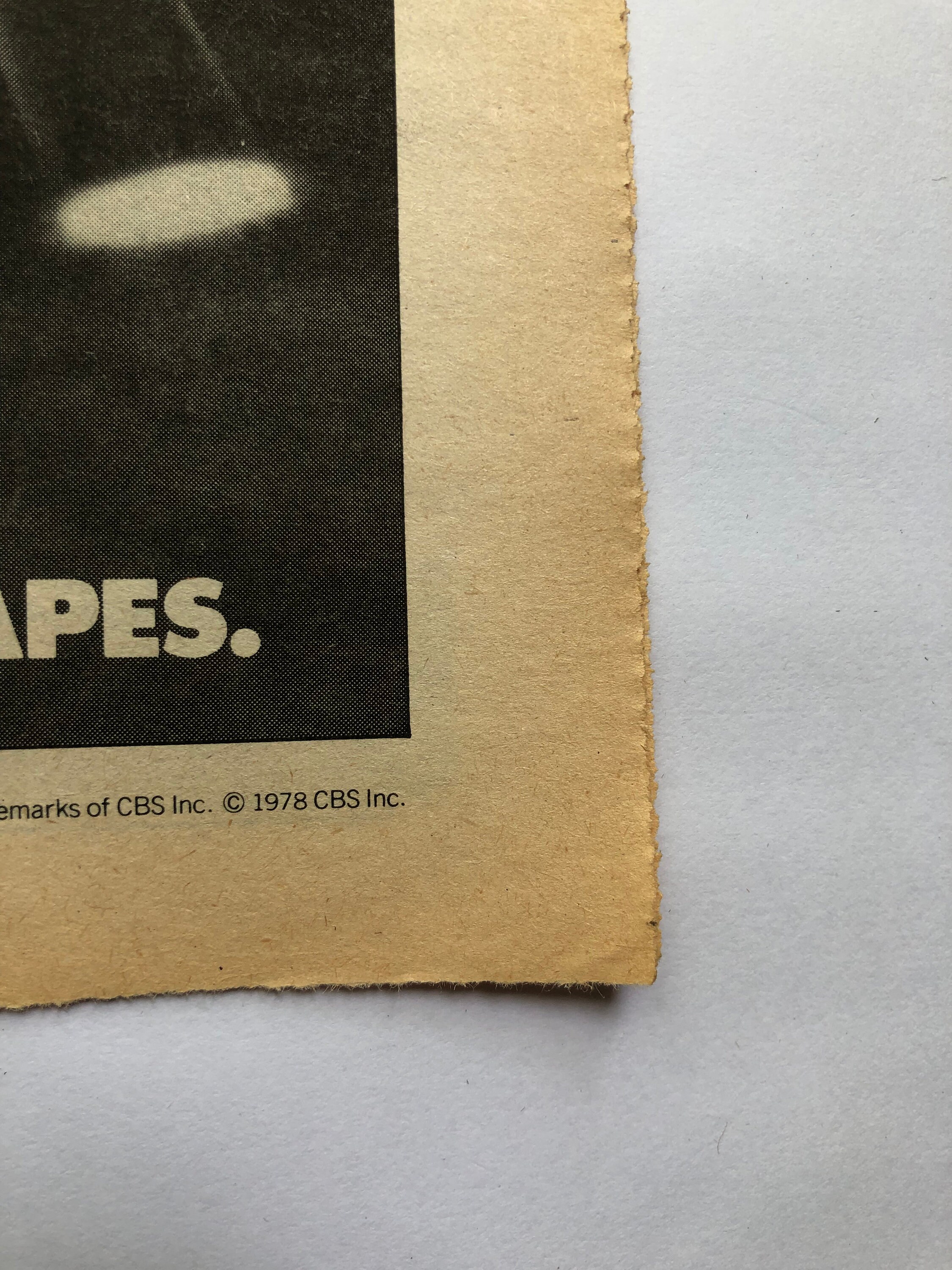 ボストン/ドント ルック バック 1978年 非売品 プロモーションポスター