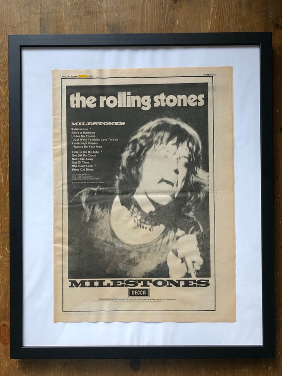 ローリング ストーンズ、マイルストーンズ。1972 年の希少で