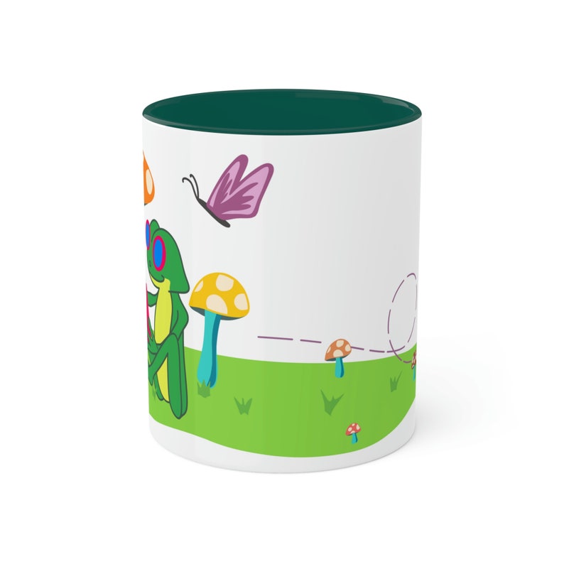 Cute Frog Mug | Mushroom Mug | Cottagecore Coffee/ Tea Mug 11oz - Etsy