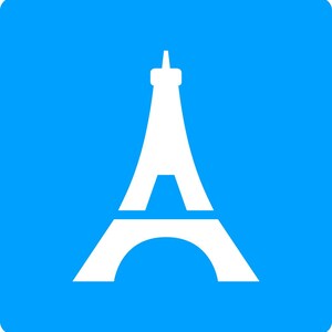Tour Eiffel pour fabrication de pochoirs (fichier svg pour cricut, silhouette)