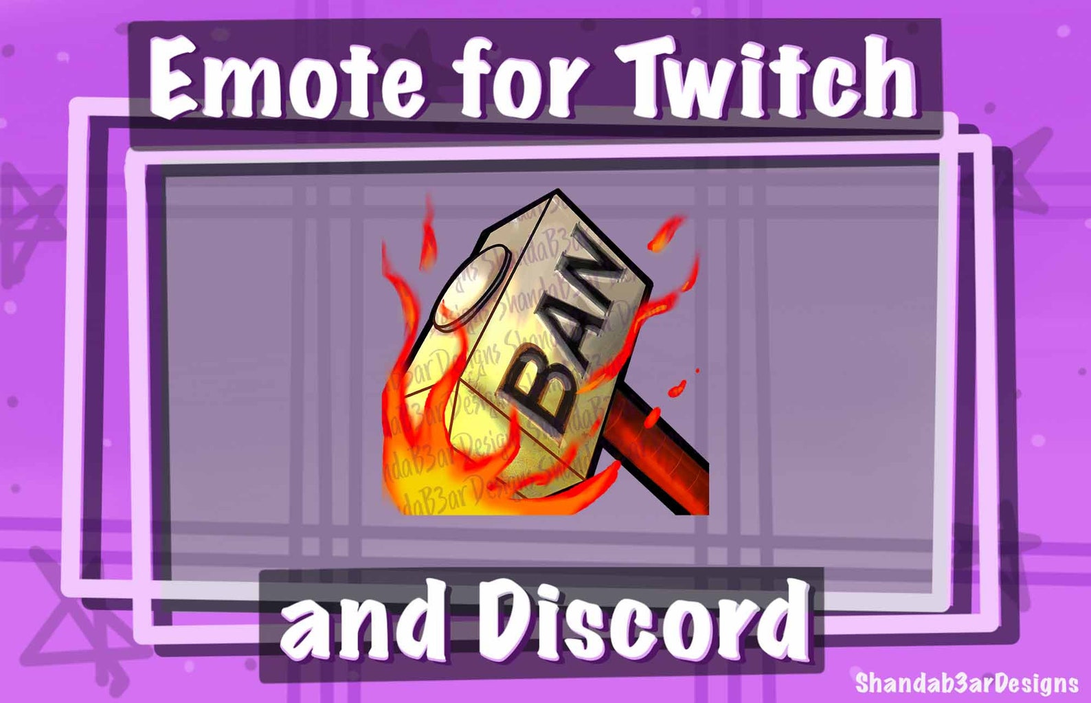 Twitch Emote Ban Hammer Emote Fire Ban Hammer for Twitch/youtube/discord Etsy Twitch Emote Ban Hammer Emote Fire Ban Hammer for Twitch/youtube/discord Etsy