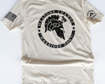 Spartan Warrior Shirt, Veteran T-Shirt, Military Gift, Weapons Change Warriors Dont Tee, Tactical Shirt, Patriotic Gift, USA Shirt