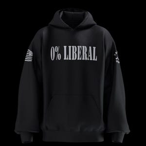 0% Liberal Hoodie - Combed Cotton/Polyester Blend