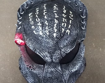 AVP Predator Mask Alien Lonely Wolf Masks Halloween Cosplay Prop Fiberglass Mask 