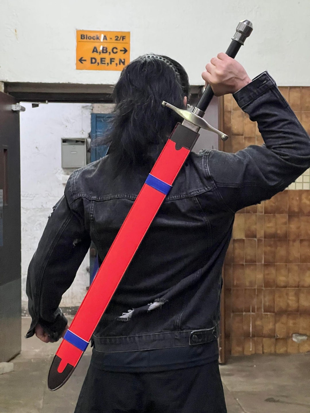 DBZ Dragon Sword Trunks Blade Katana Cosplay Saiyan Ball Weapon Stainless Steel Blade Metal Prop